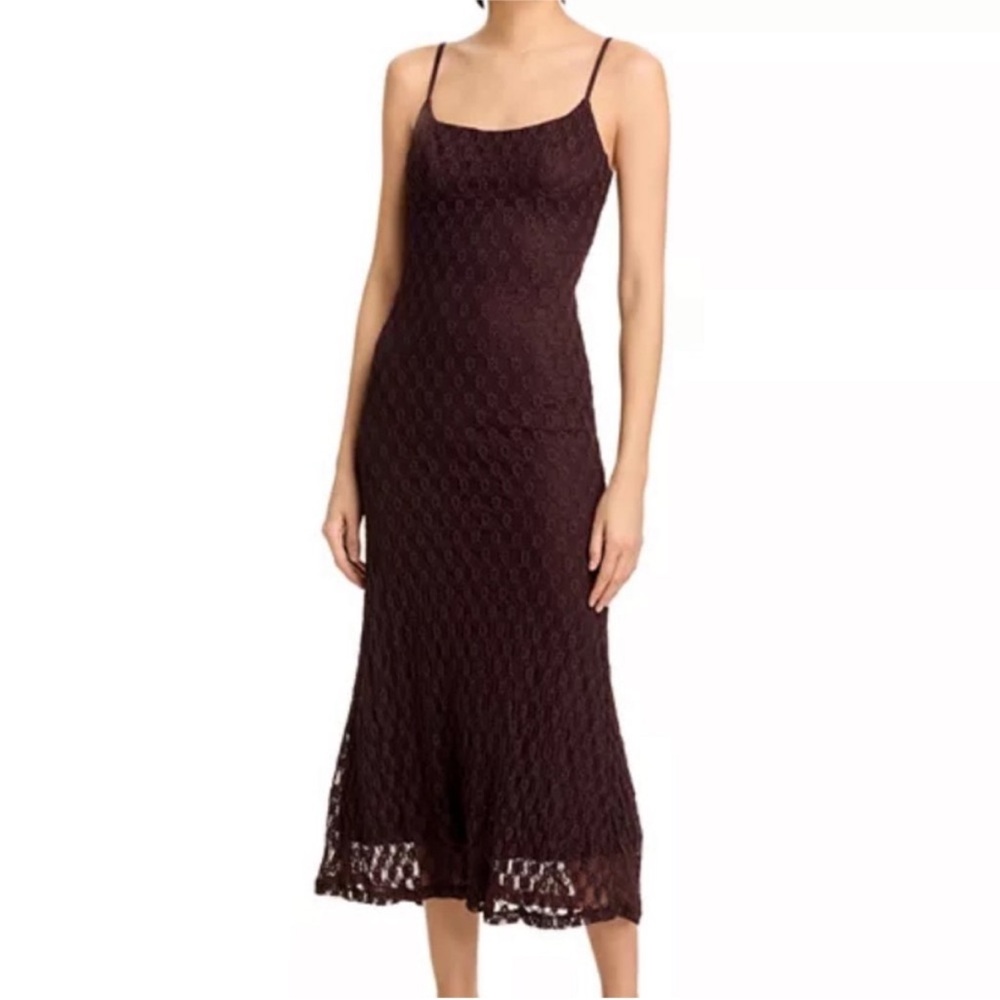 Bardot lace midi dress size 4